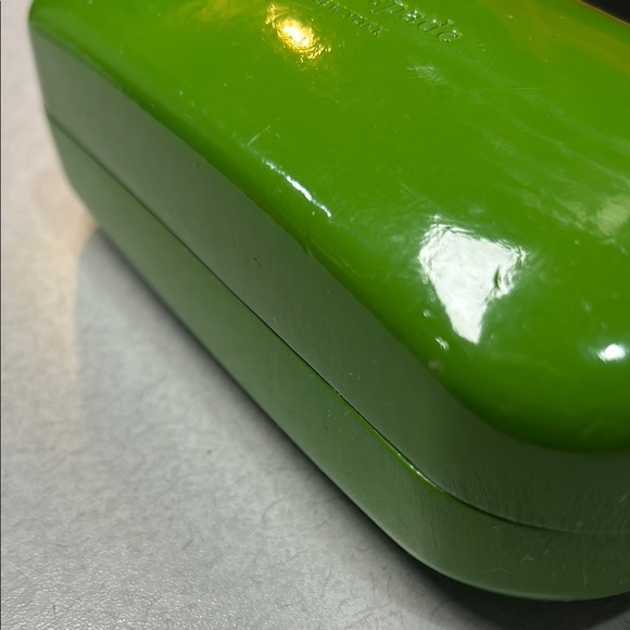 Kate Spade Glasses Case Green Glasses Read Book Eyes Travel Protect Optical Bag - Picture 4 of 8